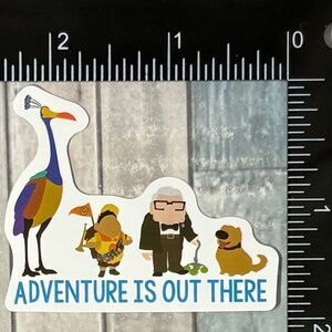 🌀10/$10🌀 Disney Pixar Up Reusable Waterproof Vinyl Sticker Decal